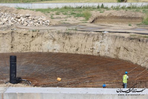 بازدید فرماندار از تصفیه خانه شهرستان آزادشهر