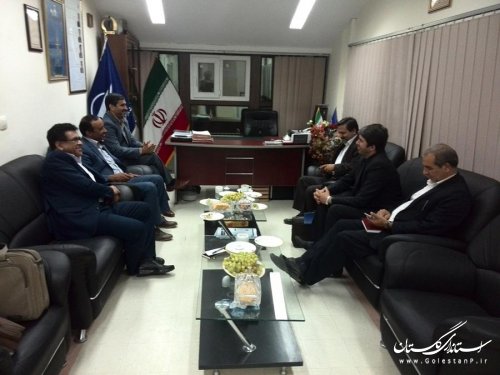 دیدار فرمانداران کلاله و گنبد با رئیس شرکت هواپیمایی پویا ایر