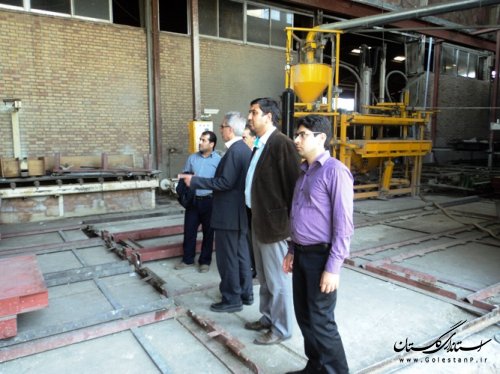 بازدید فرماندار کردکوی از کارخانه رزین چوب