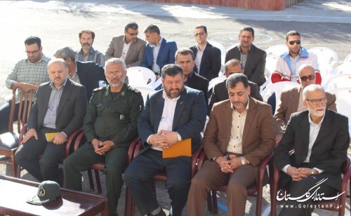 نواختن زنگ مهر و مقاومت در مدارس شهرستان آزادشهر