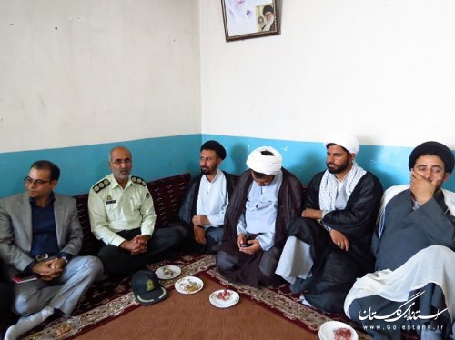 دیدار فرماندار گالیکش با امام جمعه به مناسبت هفته دفاع مقدس