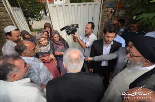 استاندار گلستان با خانواده جان باختگان فاجعه «منا» در گنبد کاووس دیدار کرد