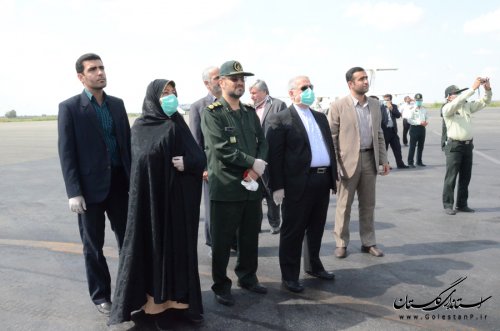 استقبال استاندار از زائران گلستانی بیت الله الحرام