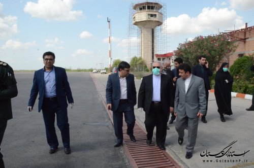 استقبال استاندار از زائران گلستانی بیت الله الحرام