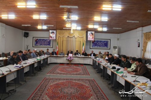 جلسه ستاد استقبال و تشییع حجاج گلستانی جانباخته حادثه منا در گرگان برگزار شد