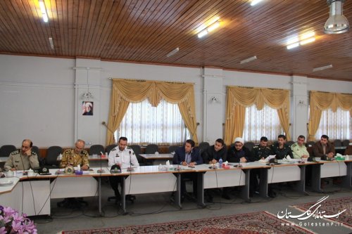 جلسه ستاد استقبال و تشییع حجاج گلستانی جانباخته حادثه منا در گرگان برگزار شد