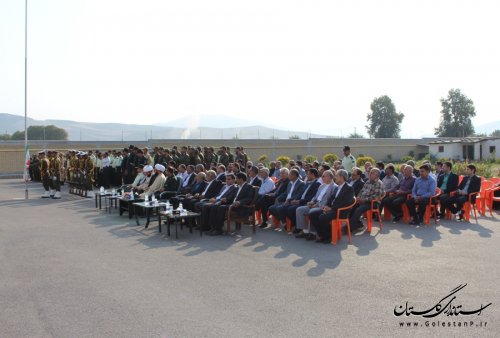 صبحگاه مشترک نیروهای انتظامی شهرستان آزادشهر برگزار گردید