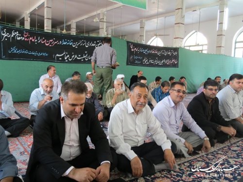 مراسم گرامیداشت جان باختگان حادثه منا درشهرستان گالیکش برگزار شد