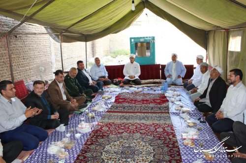 دیدار و دلجوی از خانواده های جان باخته حادثه منا