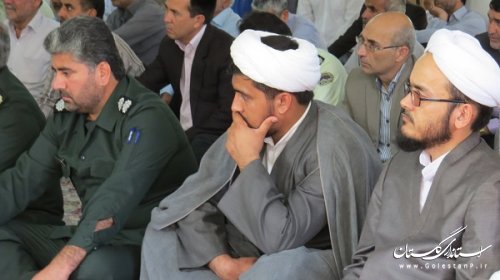 مراسم گرامیداشت جانباختگان حادثه منا در کلاله برگزار شد