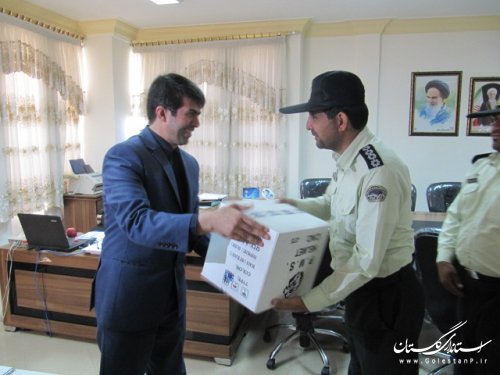 دیدار فرماندار با فرمانده و پرسنل نیروی انتظامی کلاله