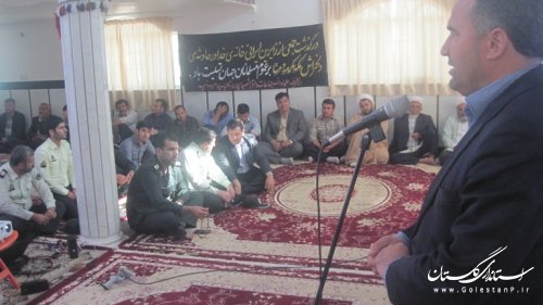 مراسم بزرگداشت جانباختگان مظلوم حادثه منا در شهرستان مراوه تپه برگزار شد