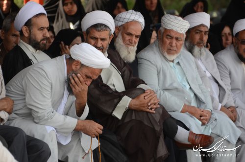 مراسم تشییع پیکر 17 جان باخته حادثه «منا» در لشکر 30 گرگان برگزار شد