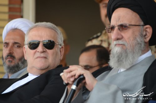 مراسم تشییع پیکر 17 جان باخته حادثه «منا» در لشکر 30 گرگان برگزار شد