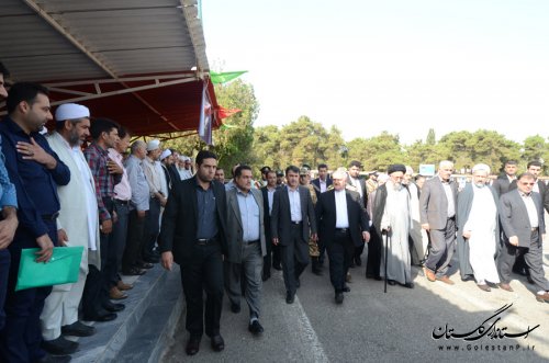 مراسم تشییع پیکر 17 جان باخته حادثه «منا» در لشکر 30 گرگان برگزار شد