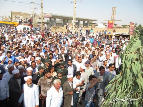 تشییع پیکر ده تن دیگر از حاجیان گلستانی فاجعه منا در گنبد کاووس