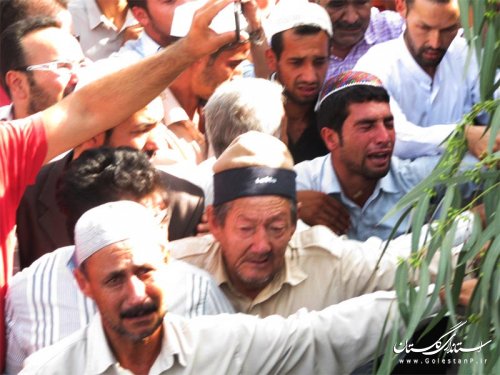 تشییع پیکر ده تن دیگر از حاجیان گلستانی فاجعه منا در گنبد کاووس