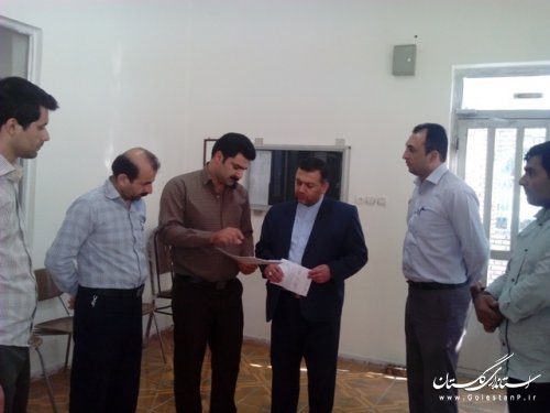 بازدید سرزده معاون فرماندارعلی آباد کتول از بخشداری مرکزی