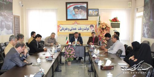 نهمین جلسه ستاد انتخابات شهرستان ازادشهر برگزار گردید