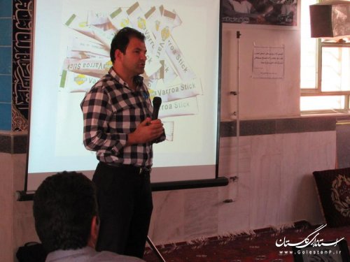 کارگاه آموزشی مبارزه با کنه واروا زنبور عسل در شهرستان کلاله برگزار شد