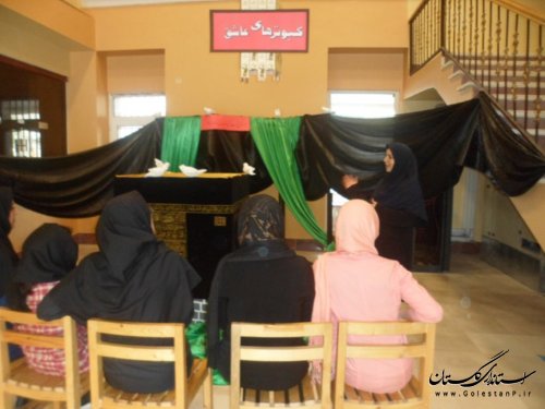 برپايي غرفه كبوتران عاشق به ياد شهداي حادثه منا در کانون پرورش فکری گلستان