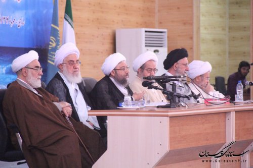 استاندار گلستان در هفتمین اجلاسیه منطقه ای جامعه مدرسین حضور یافت