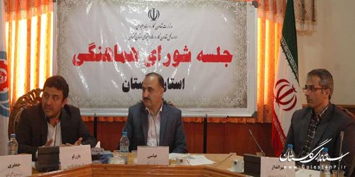 جلسه شورای هماهنگی تعاون،کارو رفاه اجتماعی استان گلستان برگزار شد