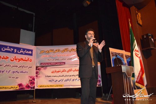جمالی: قشر دانشجو در همه عرصه ها نقش بی بدیلی داشته است