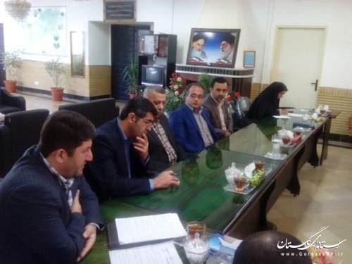 دیدار کارکنان ورزش و جوانان علی آباد کتول بافرماندار