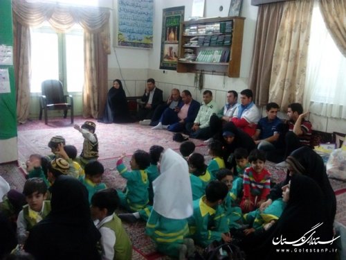 حضور فرماندارعلی آباددر جشن مهد کودکی ها