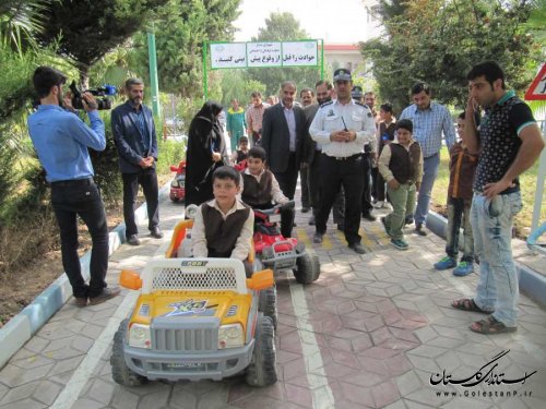 پارک آموزش ترافیک در بندرگز افتتاح شد
