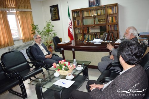 دیدار مدیر عامل شرکت گاز استان با فرماندار کردکوی