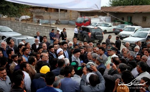 مراسم استقبال از ماه محرم با حضور آیت الله نورمفیدی در کلاله برگزار شد