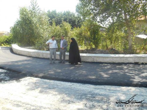 بازدید فرماندار بندرگز از اجرای طرح هادی روستای گل افرا