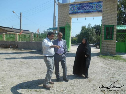 بازدید فرماندار بندرگز از اجرای طرح هادی روستای گل افرا