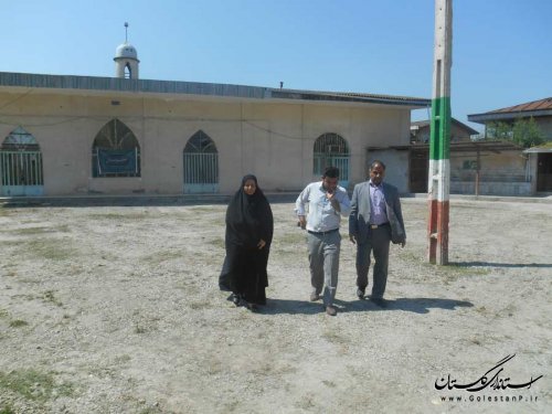 بازدید فرماندار بندرگز از اجرای طرح هادی روستای گل افرا