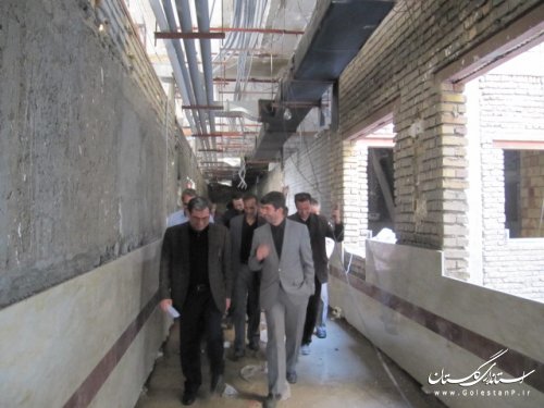 بازدید مدیرکل راه و شهرسازی از کمربندی و بیمارستان کلاله