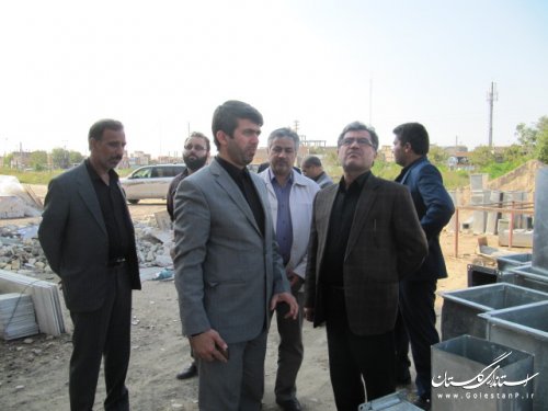 بازدید مدیرکل راه و شهرسازی از کمربندی و بیمارستان کلاله