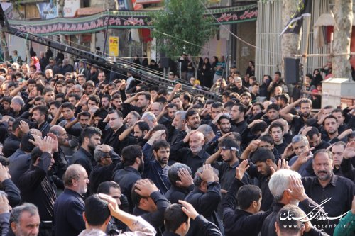 مراسم متمرکز تاسوعای حسینی در مرکز استان برگزار شد