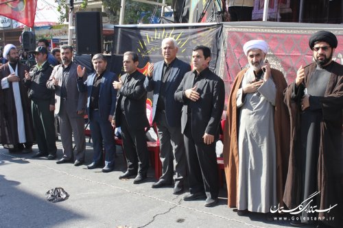 مراسم متمرکز تاسوعای حسینی در مرکز استان برگزار شد