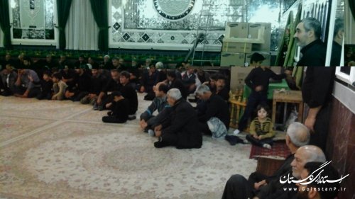 برگزاری مراسم تاسوعای حسینی در شهرستان ترکمن