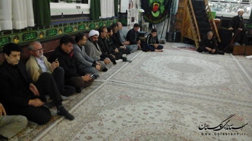 برگزاری مراسم تاسوعای حسینی در شهرستان ترکمن