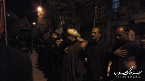 برگزاری مراسم تاسوعای حسینی در شهرستان ترکمن