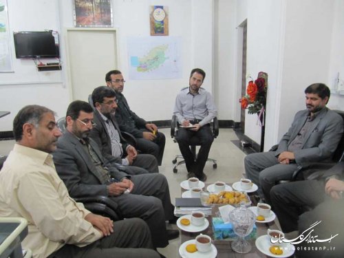 دیدار سرپرست بنیاد شهید و امور ایثارگران استان با فرماندار بندرگز