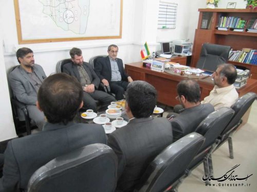 دیدار سرپرست بنیاد شهید و امور ایثارگران استان با فرماندار بندرگز