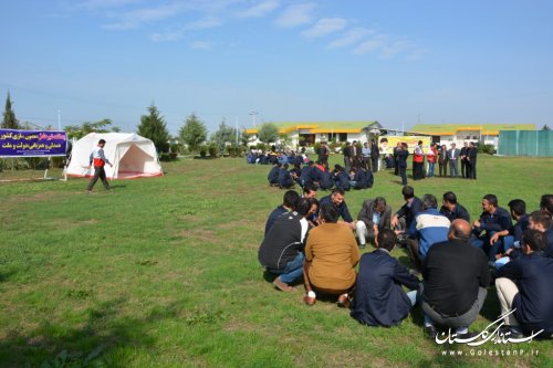 مانور پدافند غیرعامل در مرکز آموزش فنی وحرفه ای شهرستان کردکوی برگزار شد