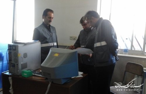 بازدید معاون فرماندار ترکمن از محل استقرار آمارگیران نفوس و مسکن