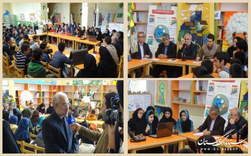 نشست هم اندیشی مشاورین نوجوان با مدیرکل کانون پرورش فکری گلستان
