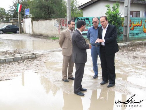 تردد اهالی 35 روستا از محور گدم آباد گنبد کاووس تسهیل می شود