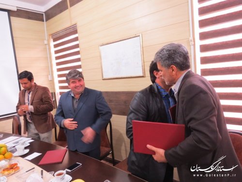 امضاء تفاهم نامه همکاری اداره کل میراث فرهنگی در شهرستان آق قلا